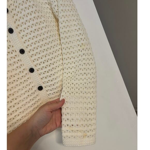 NWT Madewell Open-Stitch Crewneck Sweater
In Lighthouse Size XXS - Picture 7 of 8